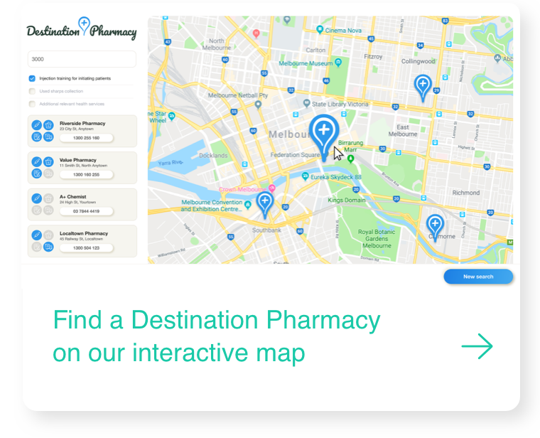 Destination Pharmacy Map Destination Pharmacy Map