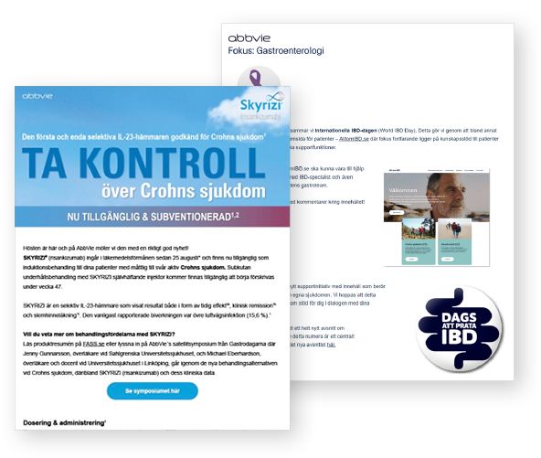 Nyhetsbrev Skyrizi Crohns sjukdom
